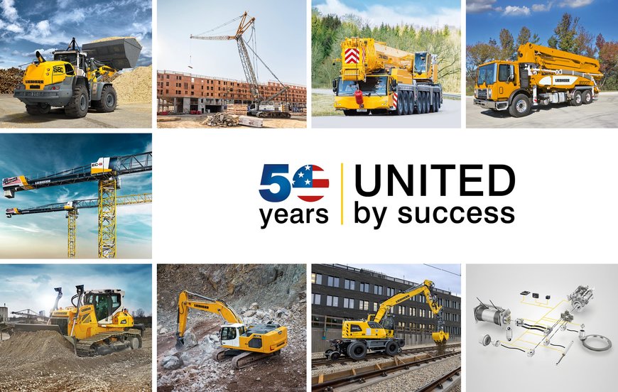 Liebherr to celebrate 50th anniversary in USA and to exhibit extensive range of latest construction machine products at Conexpo Con/Agg 2020